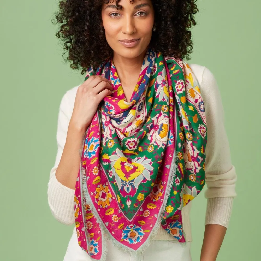 kashan_carpet_square_scarf_5.webp Kashan Carpet Square Scarf*The Met Store Discount