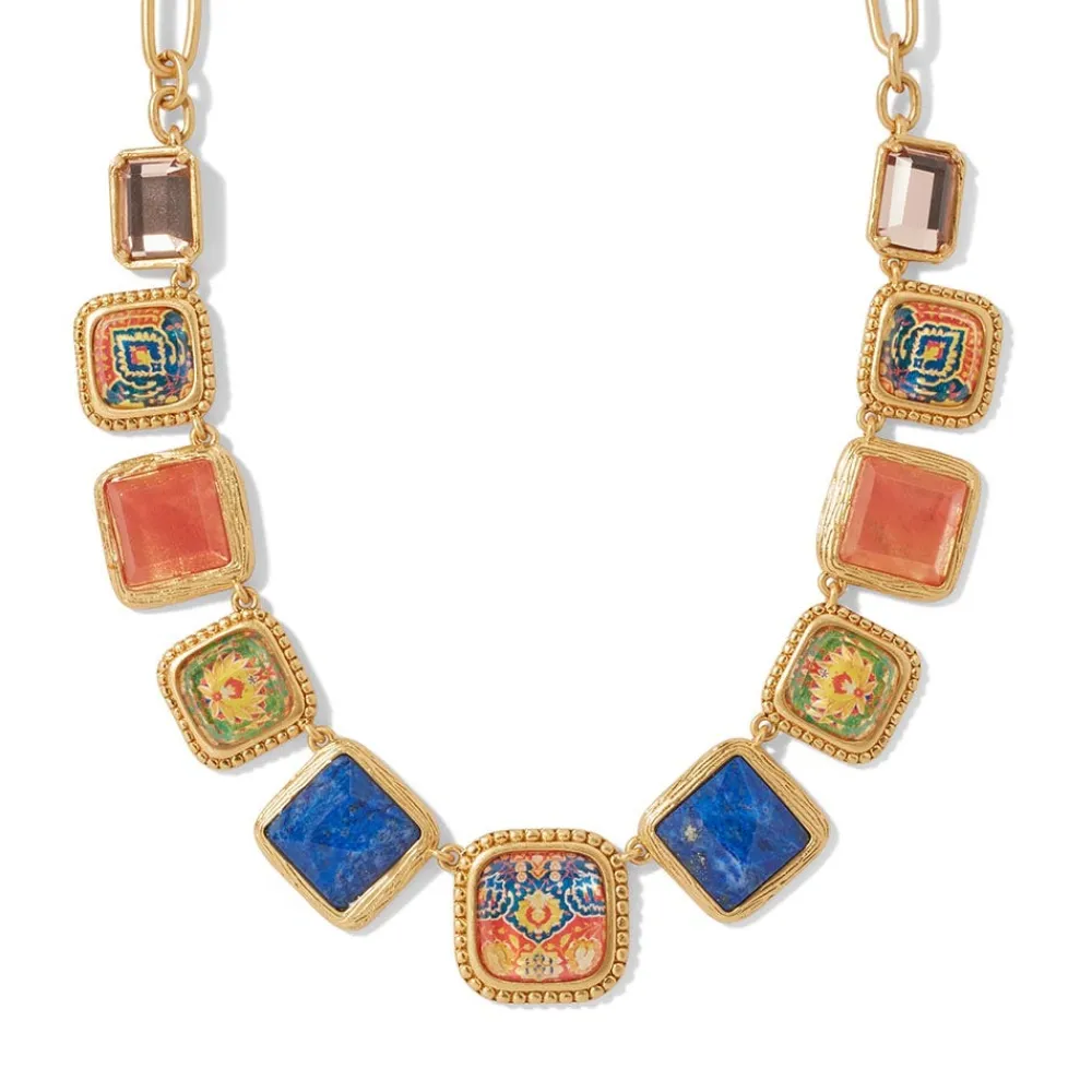 kashan_carpet_statement_collar_necklace_0.webp Kashan Carpet Statement Collar Necklace*The Met Store Online