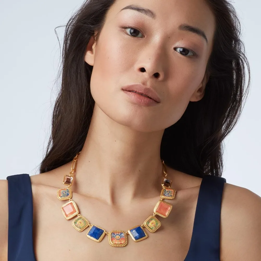 kashan_carpet_statement_collar_necklace_1.webp Kashan Carpet Statement Collar Necklace*The Met Store Online