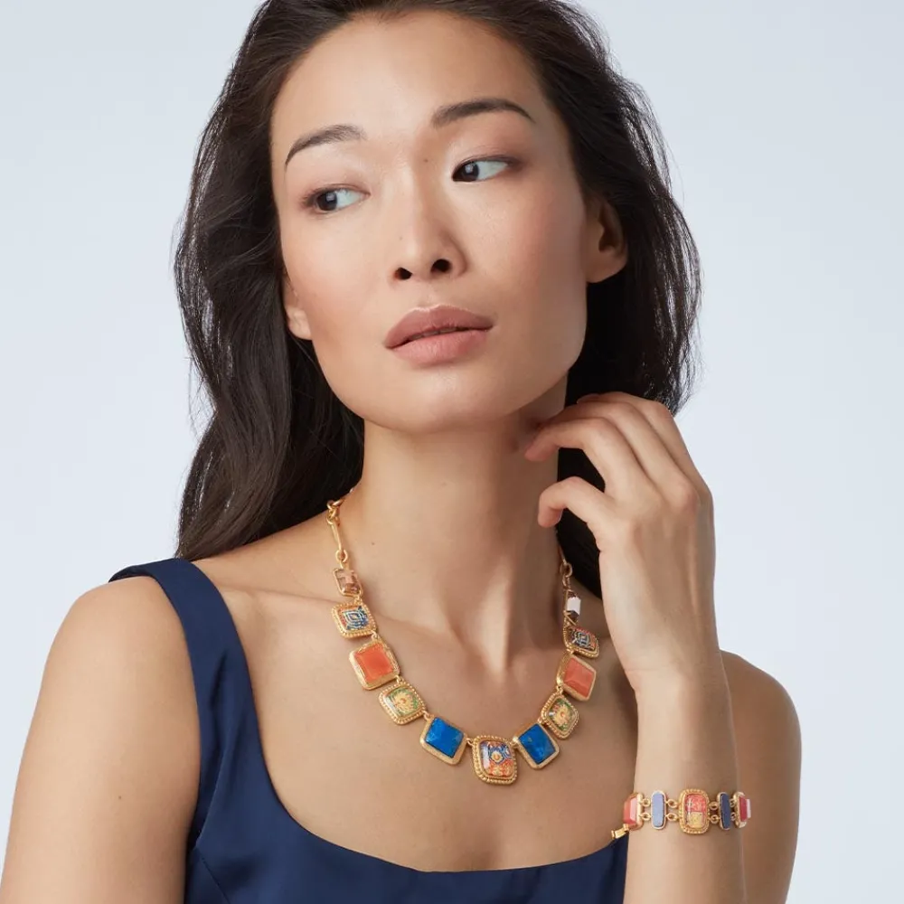 kashan_carpet_statement_collar_necklace_4.webp Kashan Carpet Statement Collar Necklace*The Met Store Online