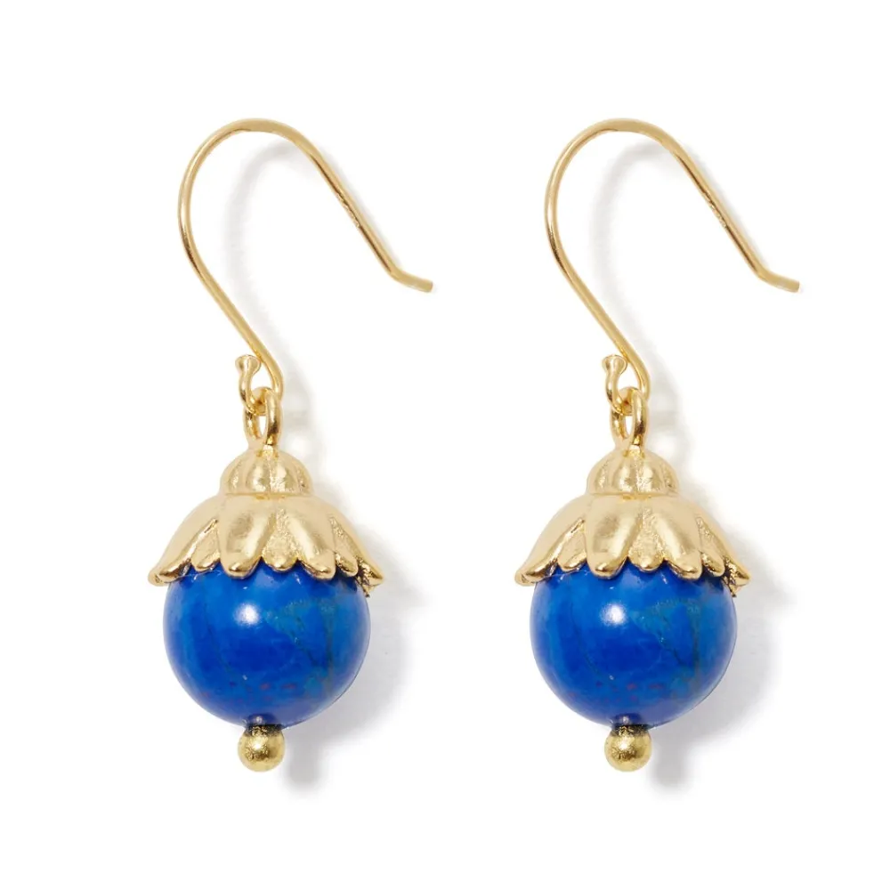 lotus_bead_drop_earrings_1.webp Lotus Bead Drop Earrings*The Met Store Fashion