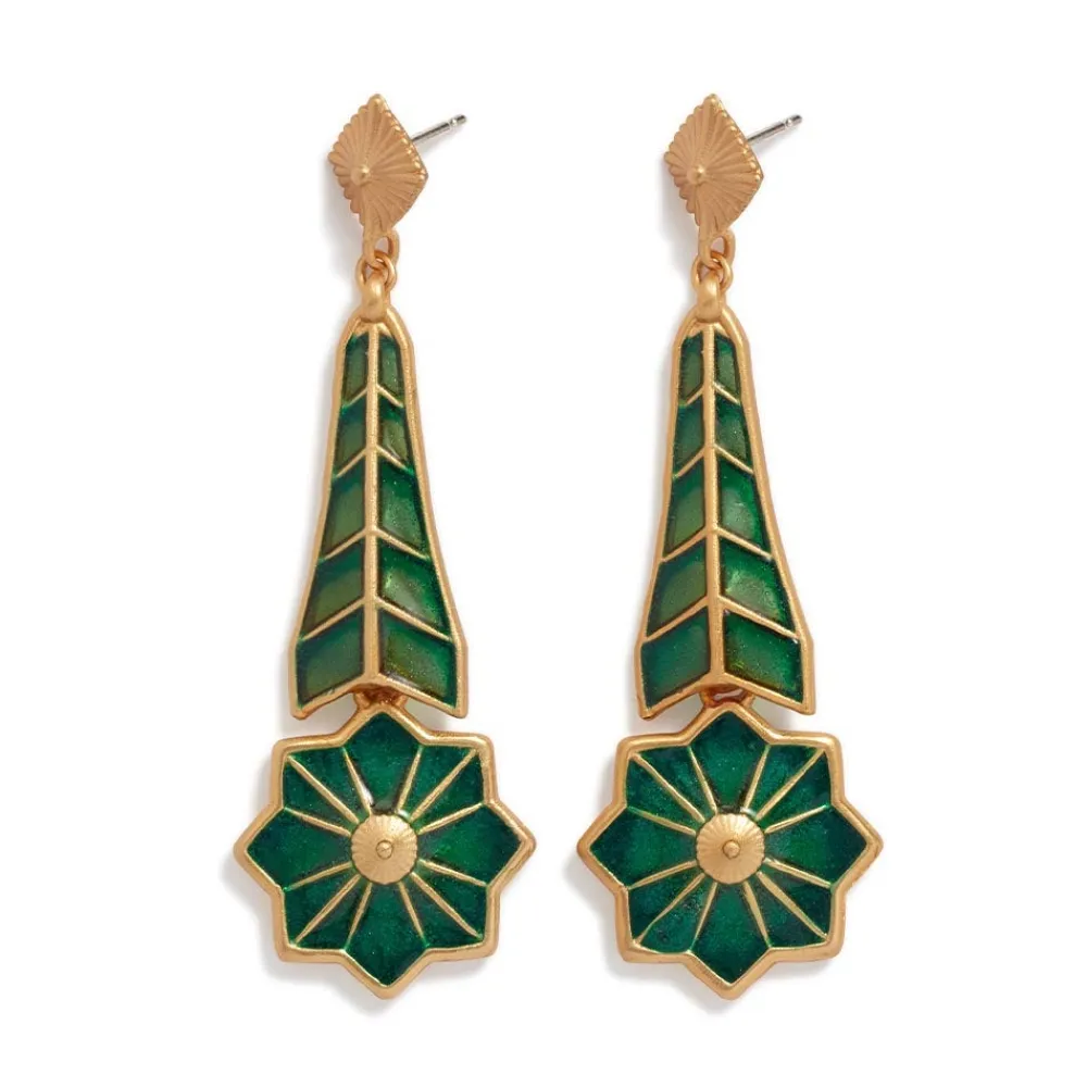 lotus_pagoda_pliquejour_long_drop_earrings_2.webp Lotus Pagoda Plique-à-Jour Long Drop Earrings*The Met Store New