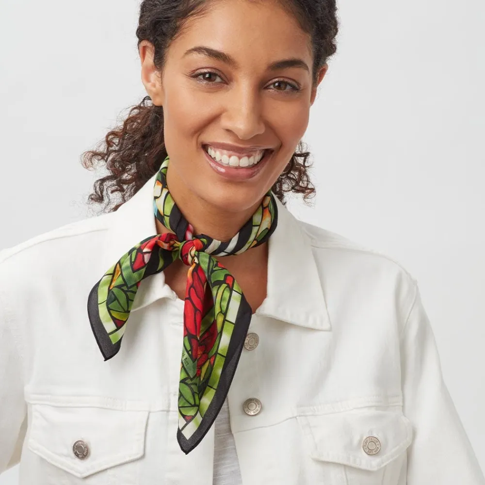 louis_c_tiffany_peonies_silk_neckerchief_1.webp Louis C. Tiffany Peonies Silk Neckerchief*The Met Store Hot