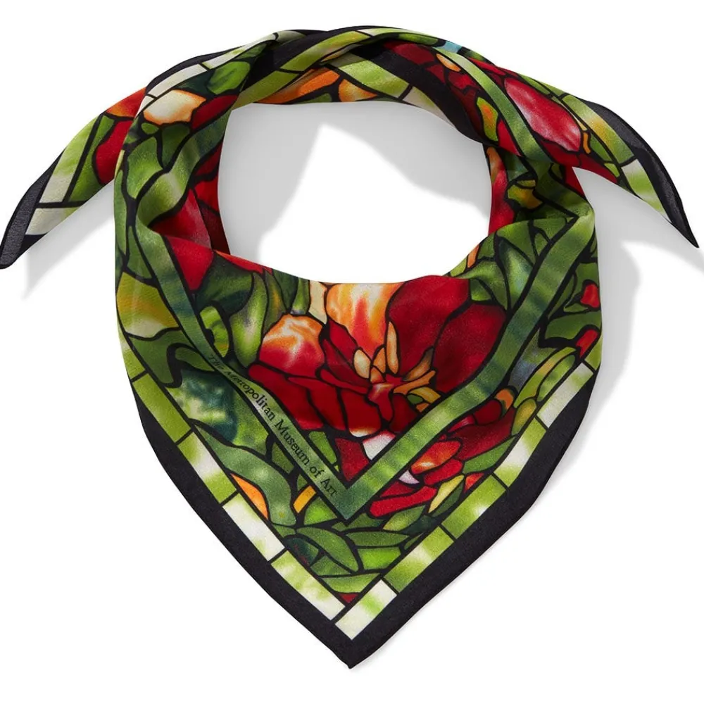 louis_c_tiffany_peonies_silk_neckerchief_2.webp Louis C. Tiffany Peonies Silk Neckerchief*The Met Store Hot