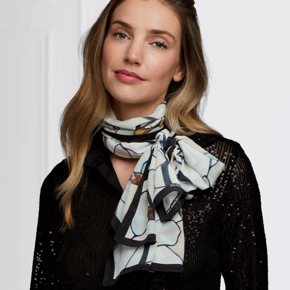 louis_c_tiffany_white_magnolia_oblong_silk_scarf_1.webp Louis C. Tiffany White Magnolia Oblong Silk Scarf*The Met Store Best Sale