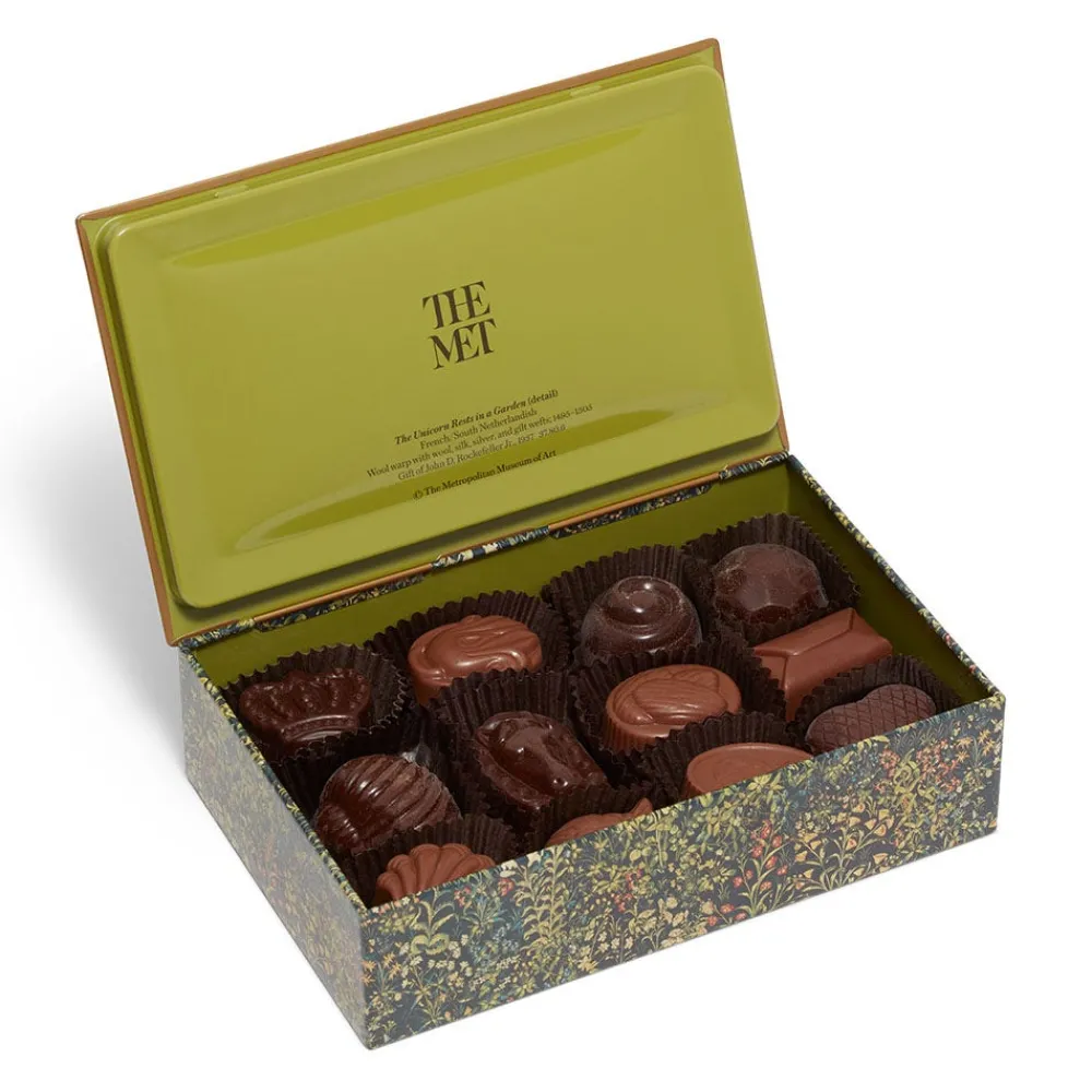 louis_sherry_unicorn_in_a_garden_piece_chocolate_tin_0.webp Louis Sherry Unicorn in a Garden 12-Piece Chocolate Tin*The Met Store Sale