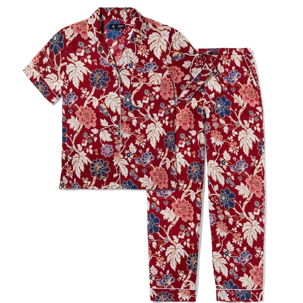 lyon_floral_cotton_womens_pajamas_0.webp Lyon Floral Cotton Women's Pajamas*The Met Store Clearance