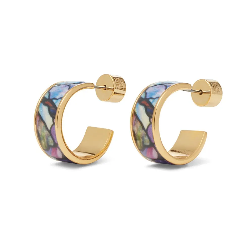 magnolias_and_irises_enamel_hoop_earrings_1.webp Magnolias and Irises Enamel Hoop Earrings*The Met Store Best