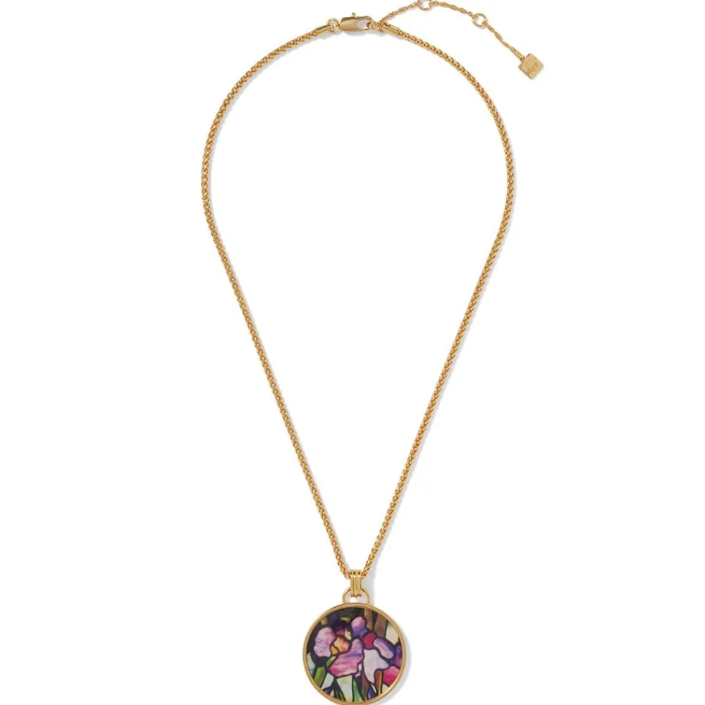 magnolias_and_irises_enamel_pendant_necklace_2.webp Magnolias and Irises Enamel Pendant Necklace*The Met Store Best