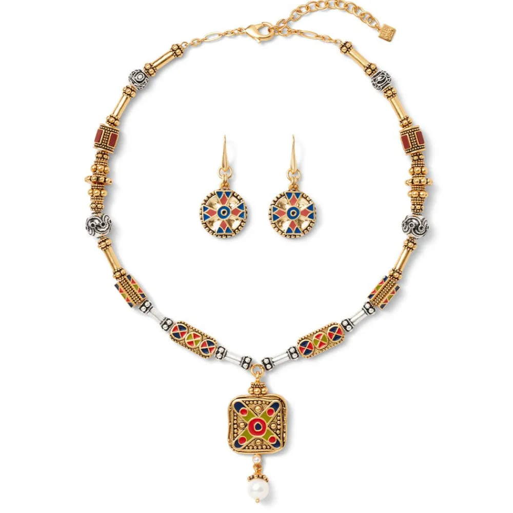 medieval_byzantine_statement_necklace_and_drop_earrings_set_0.webp Medieval Byzantine Statement Necklace and Drop Earrings Set*The Met Store Store