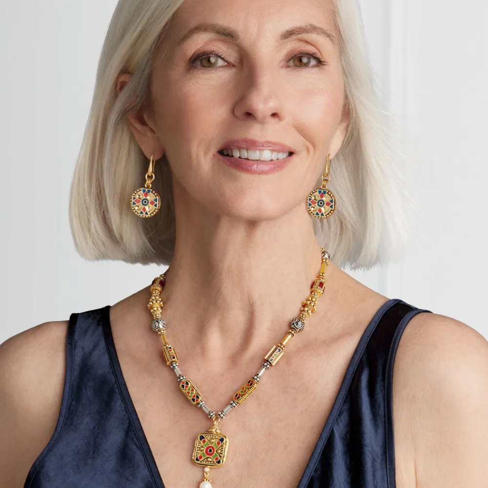 medieval_byzantine_statement_necklace_and_drop_earrings_set_1.webp Medieval Byzantine Statement Necklace and Drop Earrings Set*The Met Store Store