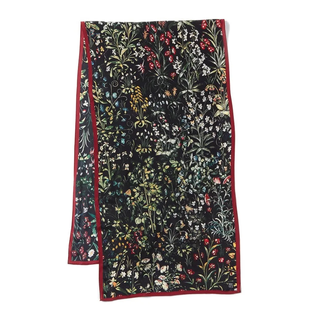medieval_millefleurs_oblong_silk_scarf_3.webp Medieval Millefleurs Oblong Silk Scarf*The Met Store Sale