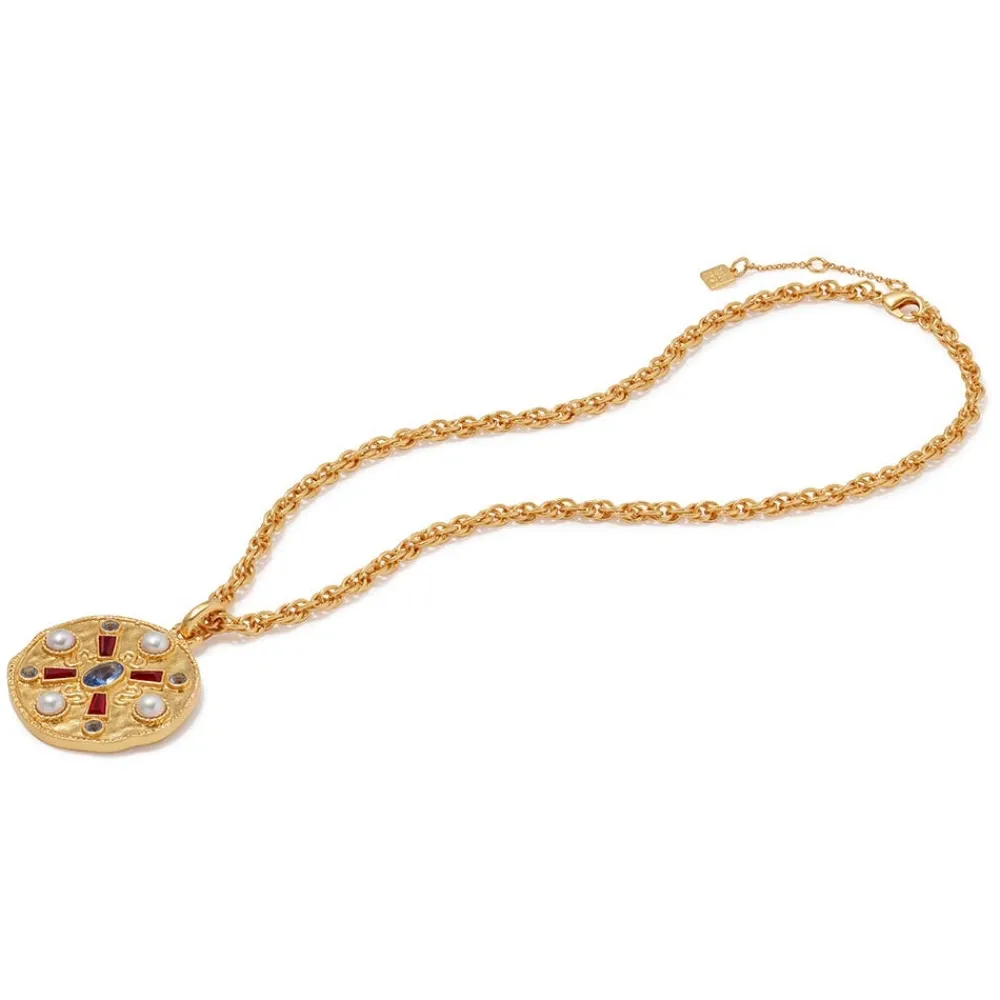 medieval_stone_medallion_pendant_necklace_2.webp Medieval Stone Medallion Pendant Necklace*The Met Store New