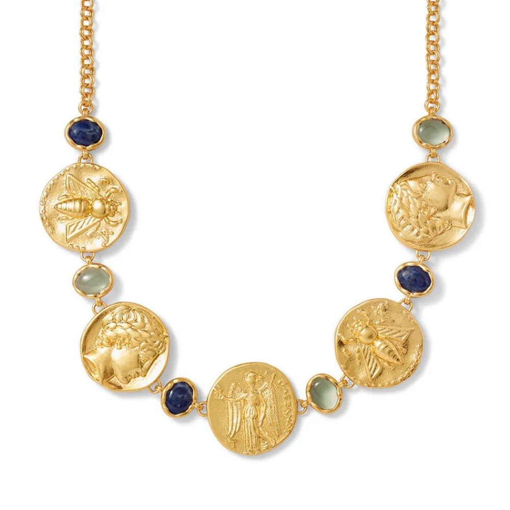 mediterranean_coin_statement_necklace_0.webp Mediterranean Coin Statement Necklace*The Met Store Fashion