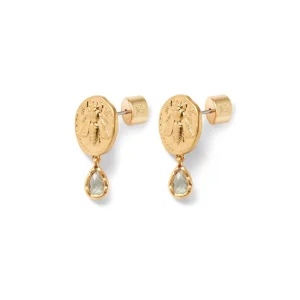 Mediterranean Coin Stud Earrings*The Met Store New