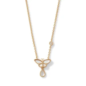 Meiji Butterfly Pendant Necklace and Drop Earrings Set*The Met Store Clearance