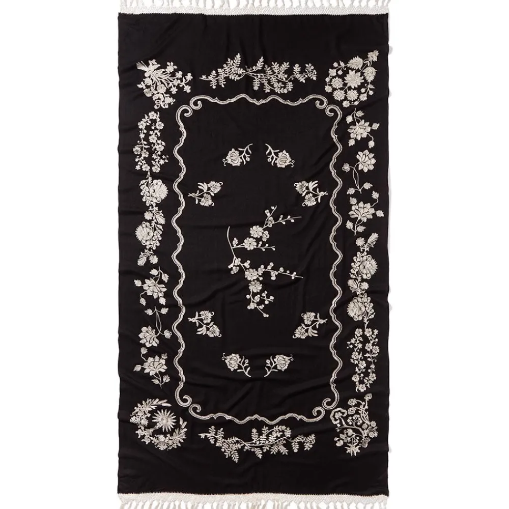 met_florals_embroidered_th_anniversary_shawl_2.webp Met Florals Embroidered 50th Anniversary Shawl*The Met Store Sale