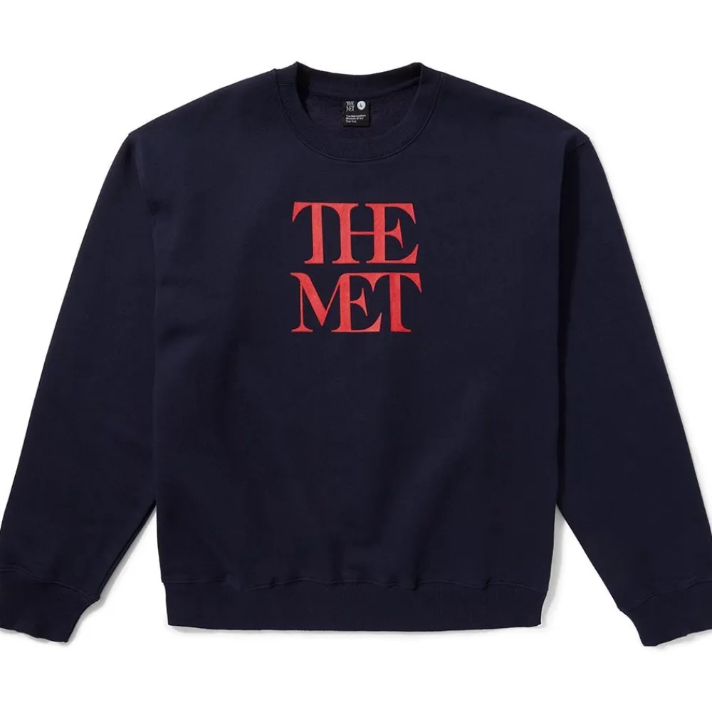 met_logo_crew_neck_sweatshirt_0.webp Met Logo Crew Neck Sweatshirt*The Met Store Discount
