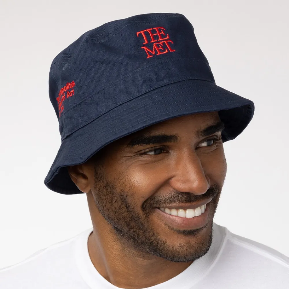 met_logo_unisex_bucket_hat_3.webp Met Logo Unisex Bucket Hat*The Met Store Store