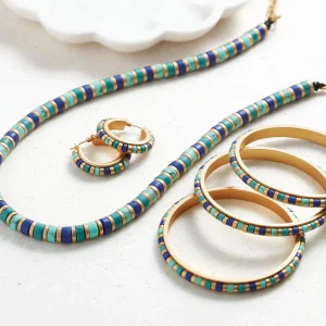 Middle Kingdom Cylindrical Bead Bangles*The Met Store Fashion