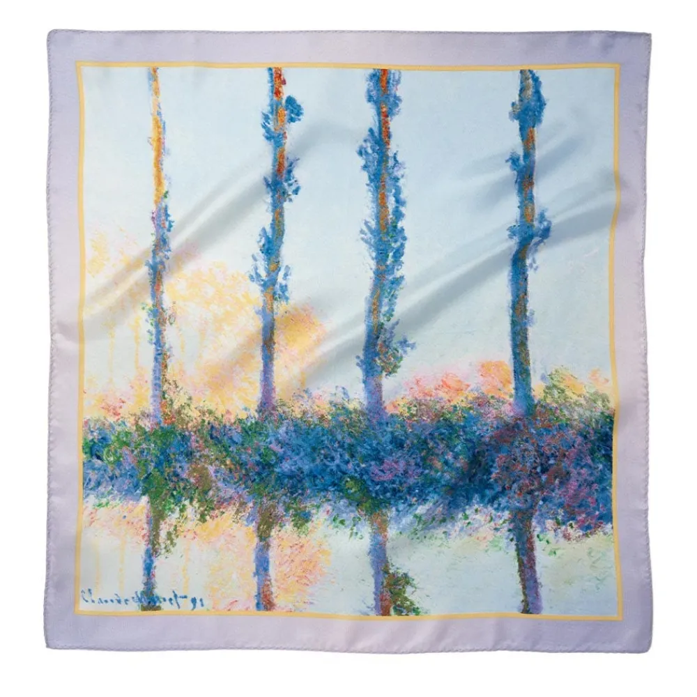 monet_four_trees_neckerchief_0.webp Monet Four Trees Neckerchief*The Met Store New