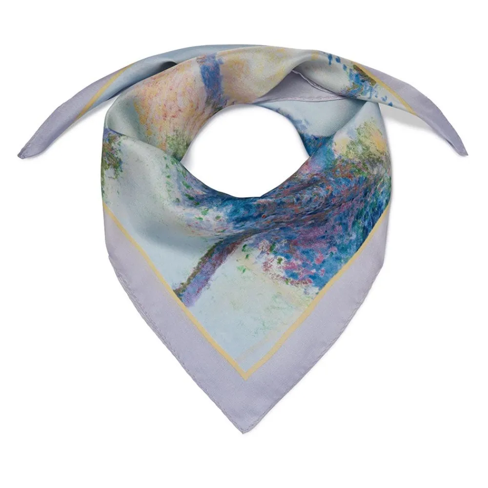 monet_four_trees_neckerchief_1.webp Monet Four Trees Neckerchief*The Met Store New