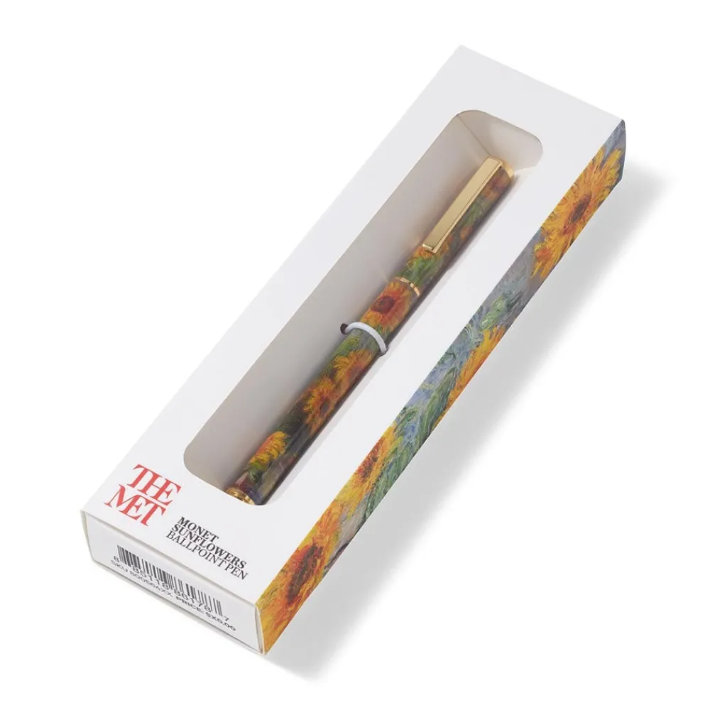 monet_sunflowers_ballpoint_pen_2.webp Monet Sunflowers Ballpoint Pen*The Met Store Fashion