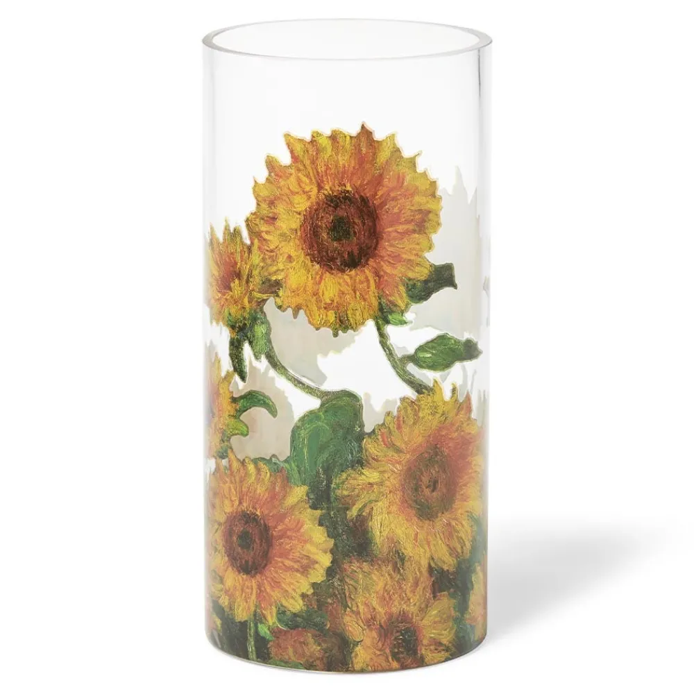 monet_sunflowers_glass_vase_0.webp Monet Sunflowers Glass Vase*The Met Store Best