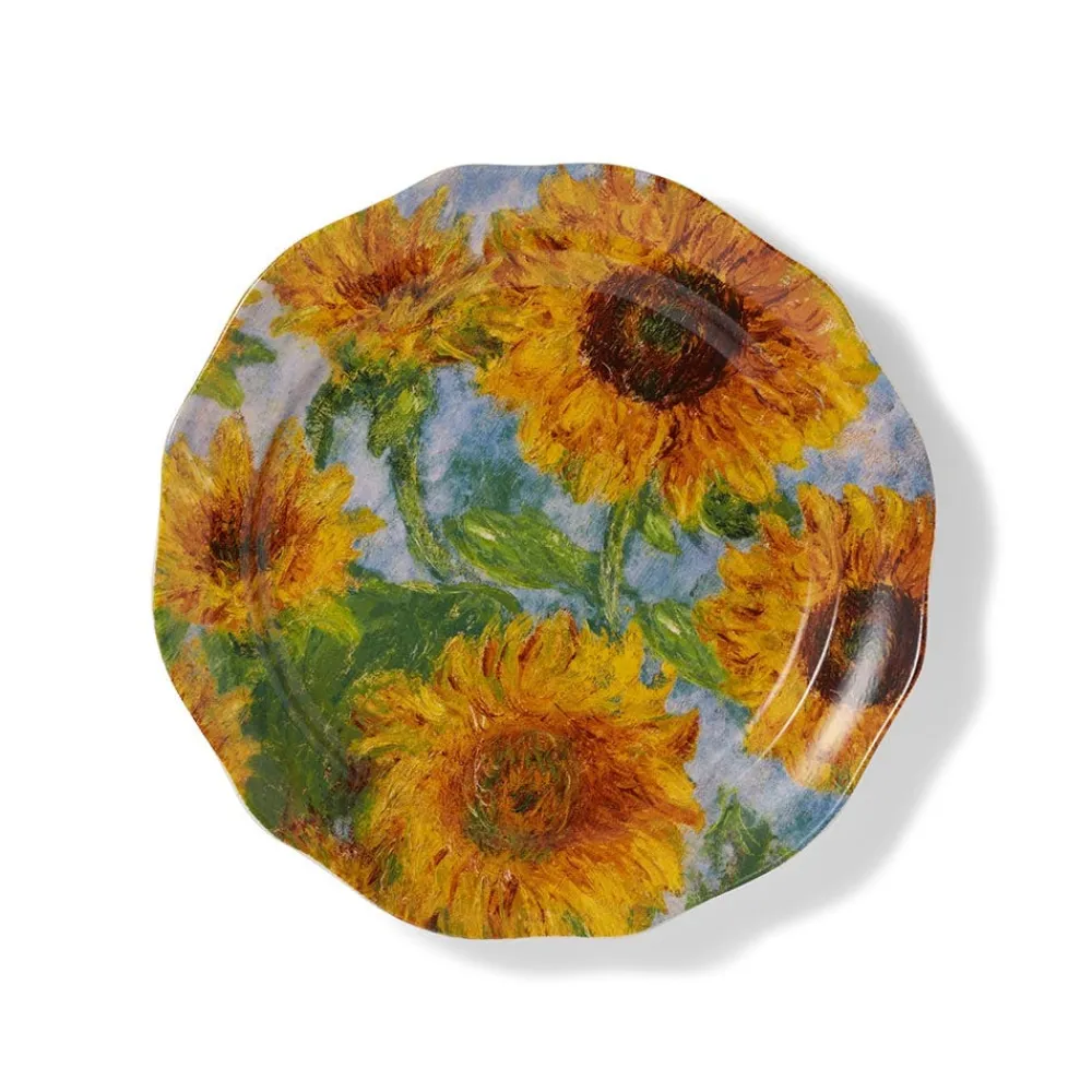 monet_sunflowers_side_plate_set_1.webp Monet Sunflowers Side Plate Set*The Met Store Fashion