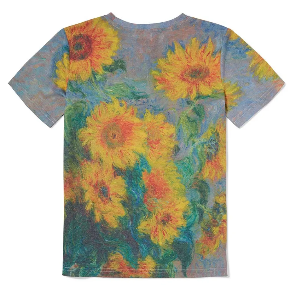 monet_sunflowers_womens_tee_2.webp Monet Sunflowers Women's Tee*The Met Store Hot