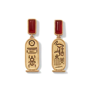 New Kingdom Gems Double-Drop Earrings*The Met Store Store