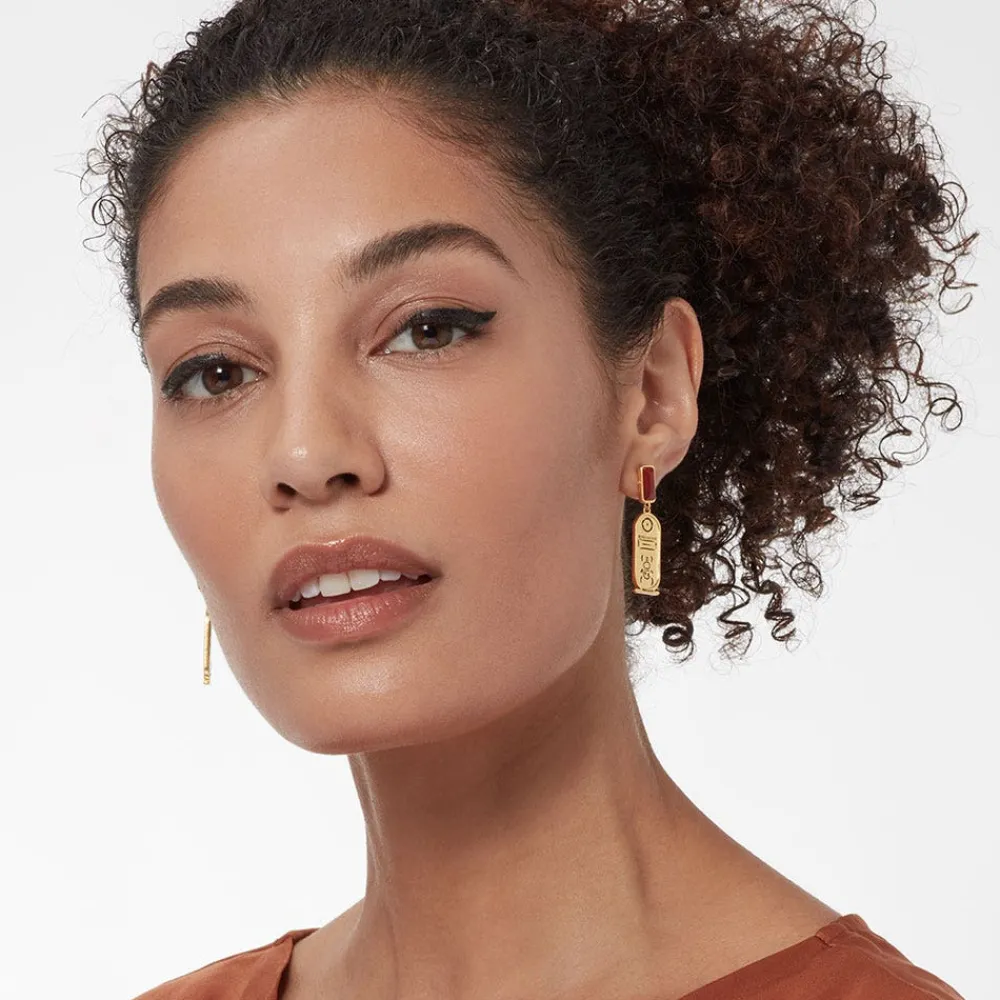 new_kingdom_gems_doubledrop_earrings_1.webp New Kingdom Gems Double-Drop Earrings*The Met Store Store