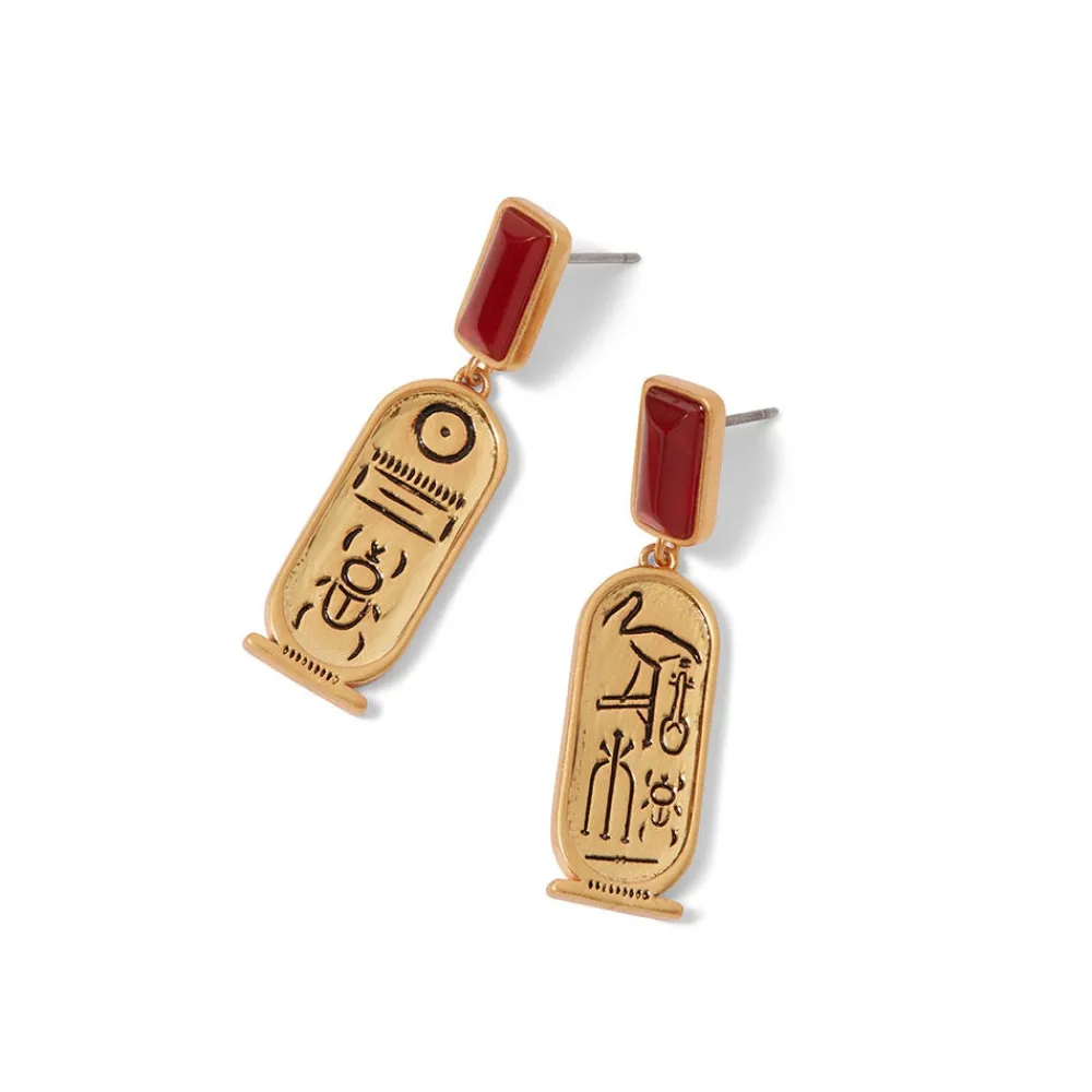 new_kingdom_gems_doubledrop_earrings_2.webp New Kingdom Gems Double-Drop Earrings*The Met Store Store