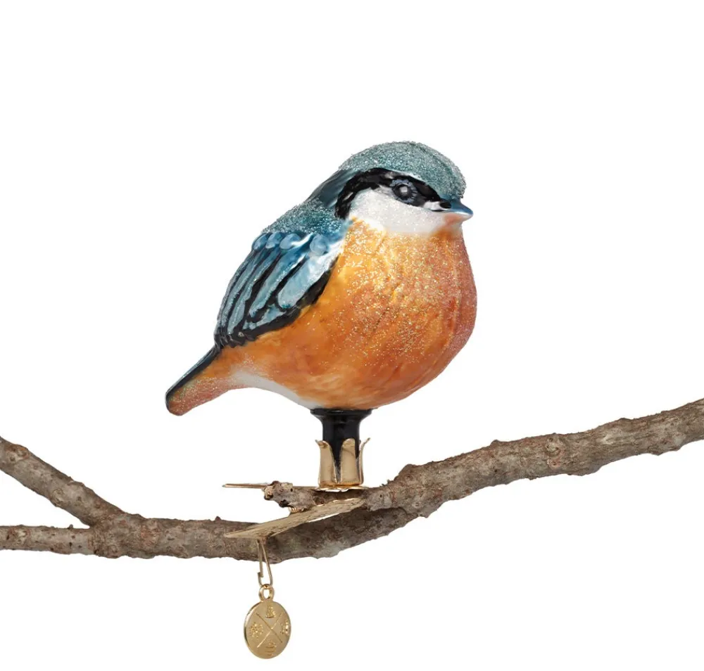 nuthatch_handmade_glass_ornament_0.webp Nuthatch Handmade Glass Ornament*The Met Store Hot