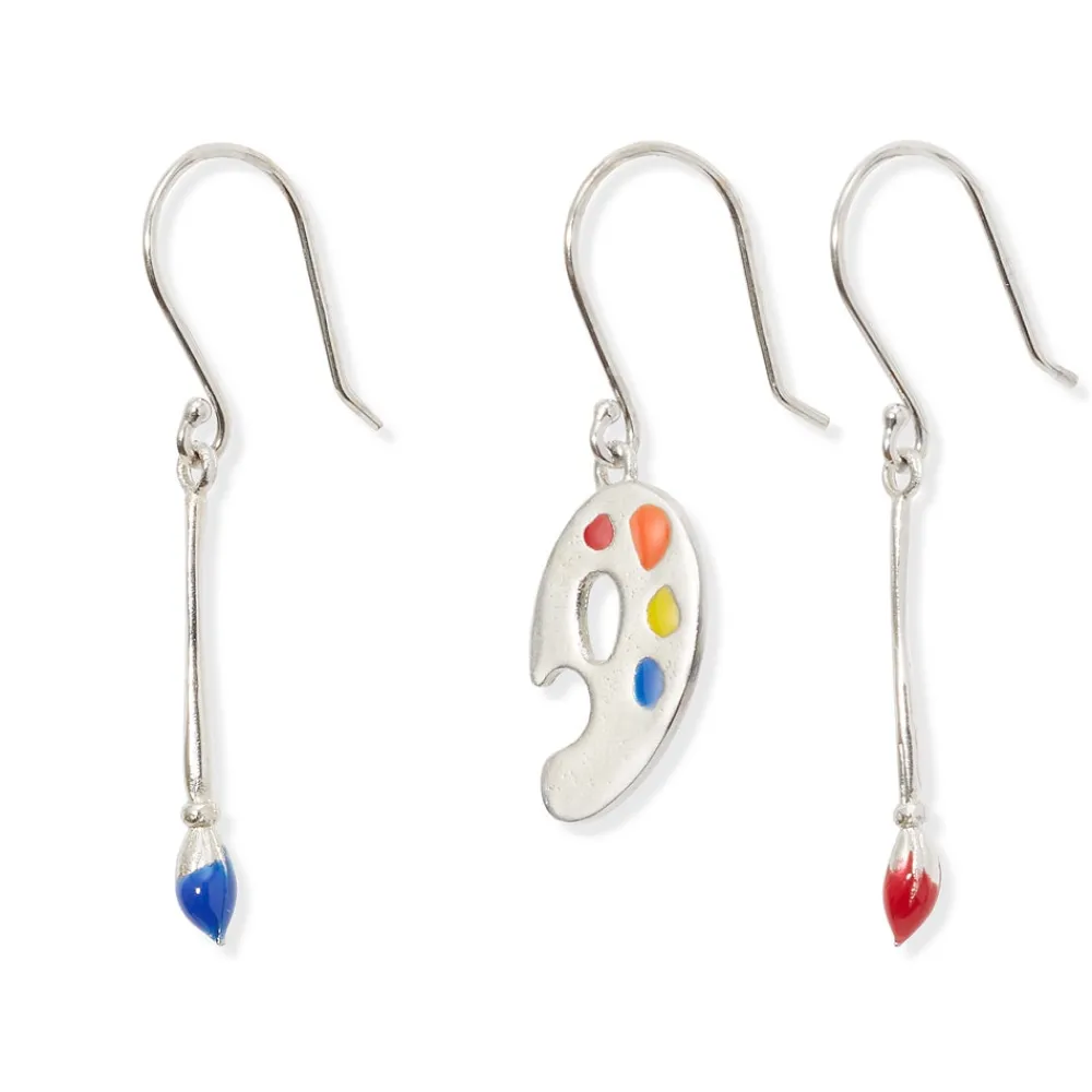 paintbrush_and_palette_drop_earrings_1.webp Paintbrush and Palette Drop Earrings*The Met Store Outlet
