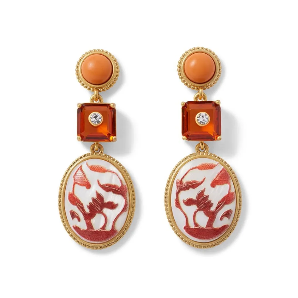 qing_bottle_lotus_pond_drop_earrings_0.webp Qing Bottle Lotus Pond Drop Earrings*The Met Store Sale
