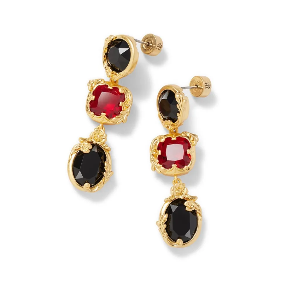 rococo_motifs_drop_earrings_3.webp Rococo Motifs Drop Earrings*The Met Store Best Sale
