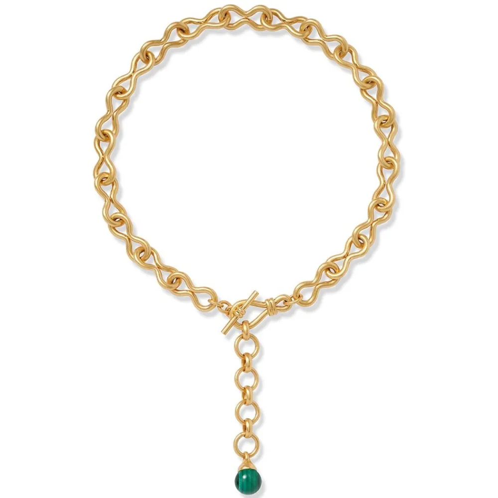 roman_malachite_statement_necklace_0.webp Roman Malachite Statement Necklace*The Met Store Fashion