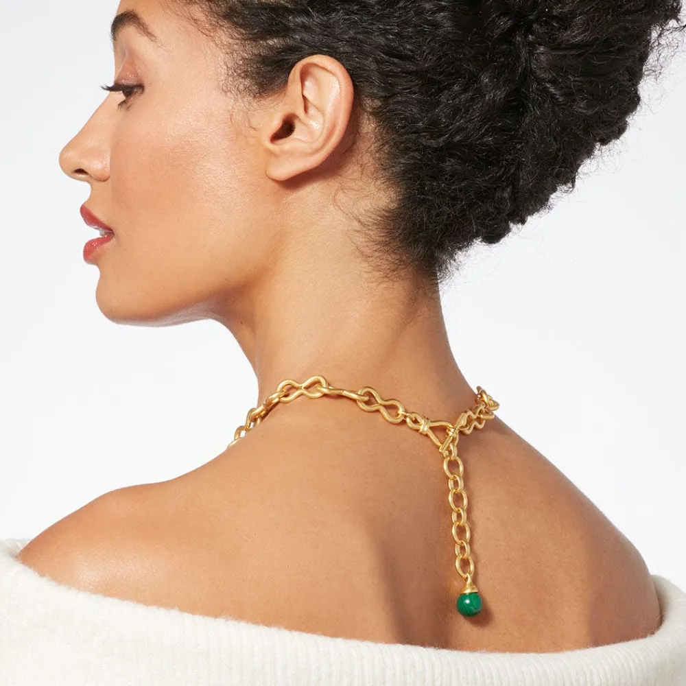roman_malachite_statement_necklace_3.webp Roman Malachite Statement Necklace*The Met Store Fashion