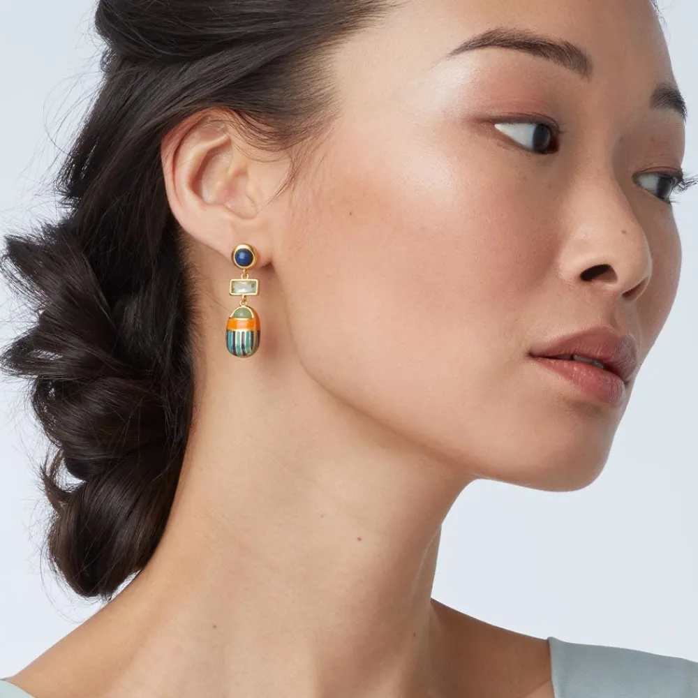 royal_scarab_drop_earrings_1.webp Royal Scarab Drop Earrings*The Met Store Hot