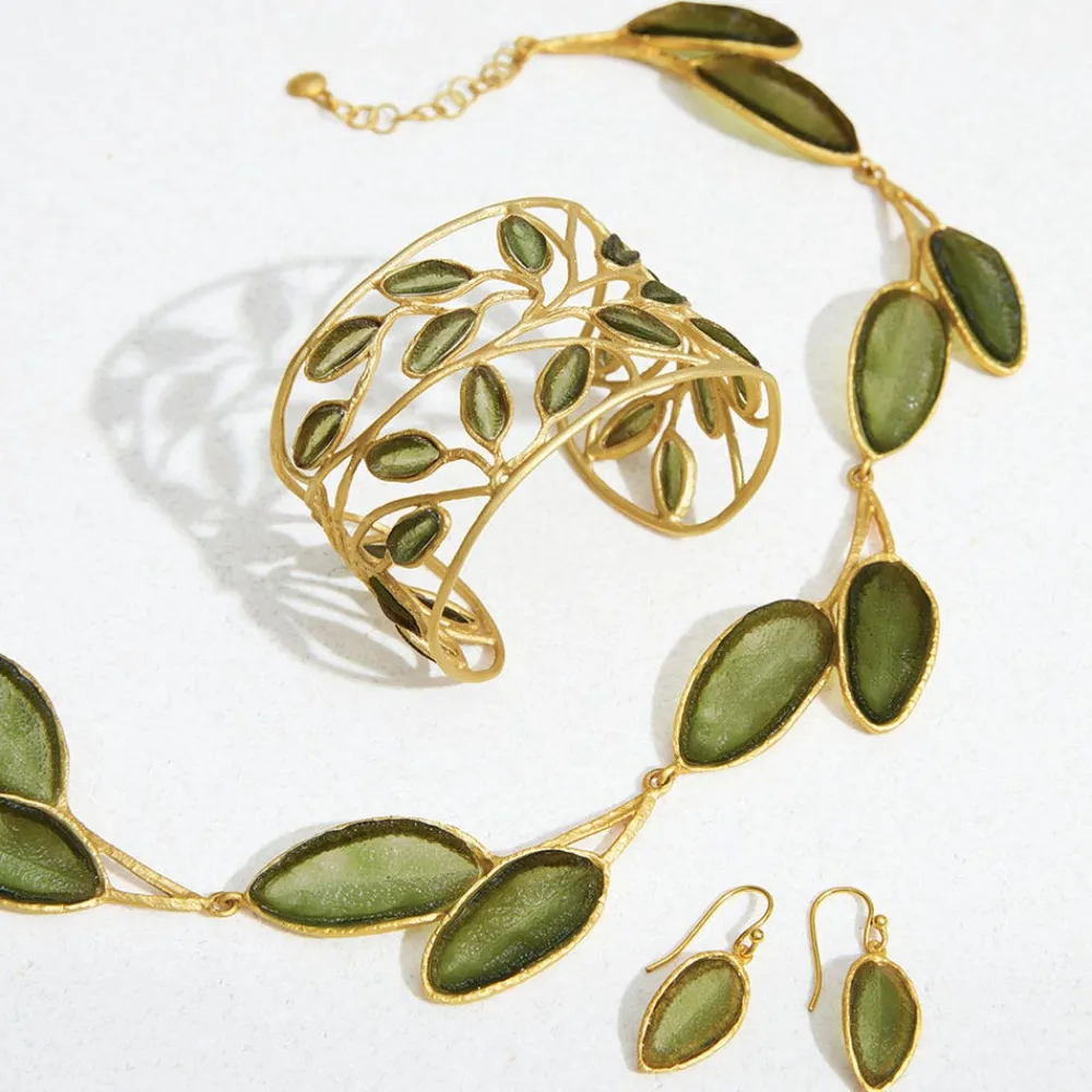 sage_leaf_cuff_2.webp Sage Leaf Cuff*The Met Store Discount
