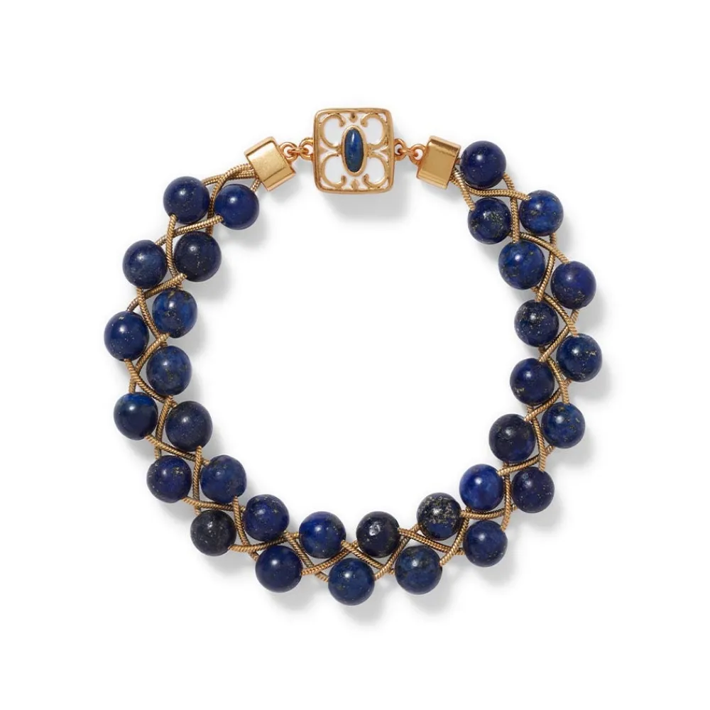 spanish_baldric_lapis_braided_bracelet_0.webp Spanish Baldric Lapis Braided Bracelet*The Met Store Online
