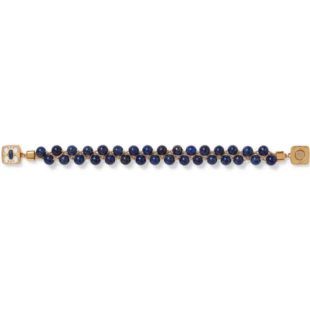spanish_baldric_lapis_braided_bracelet_1.webp Spanish Baldric Lapis Braided Bracelet*The Met Store Online