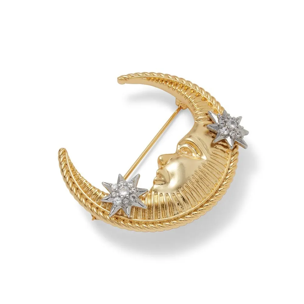 spanish_day_and_night_moon_brooch_2.webp Spanish Day and Night Moon Brooch*The Met Store Fashion