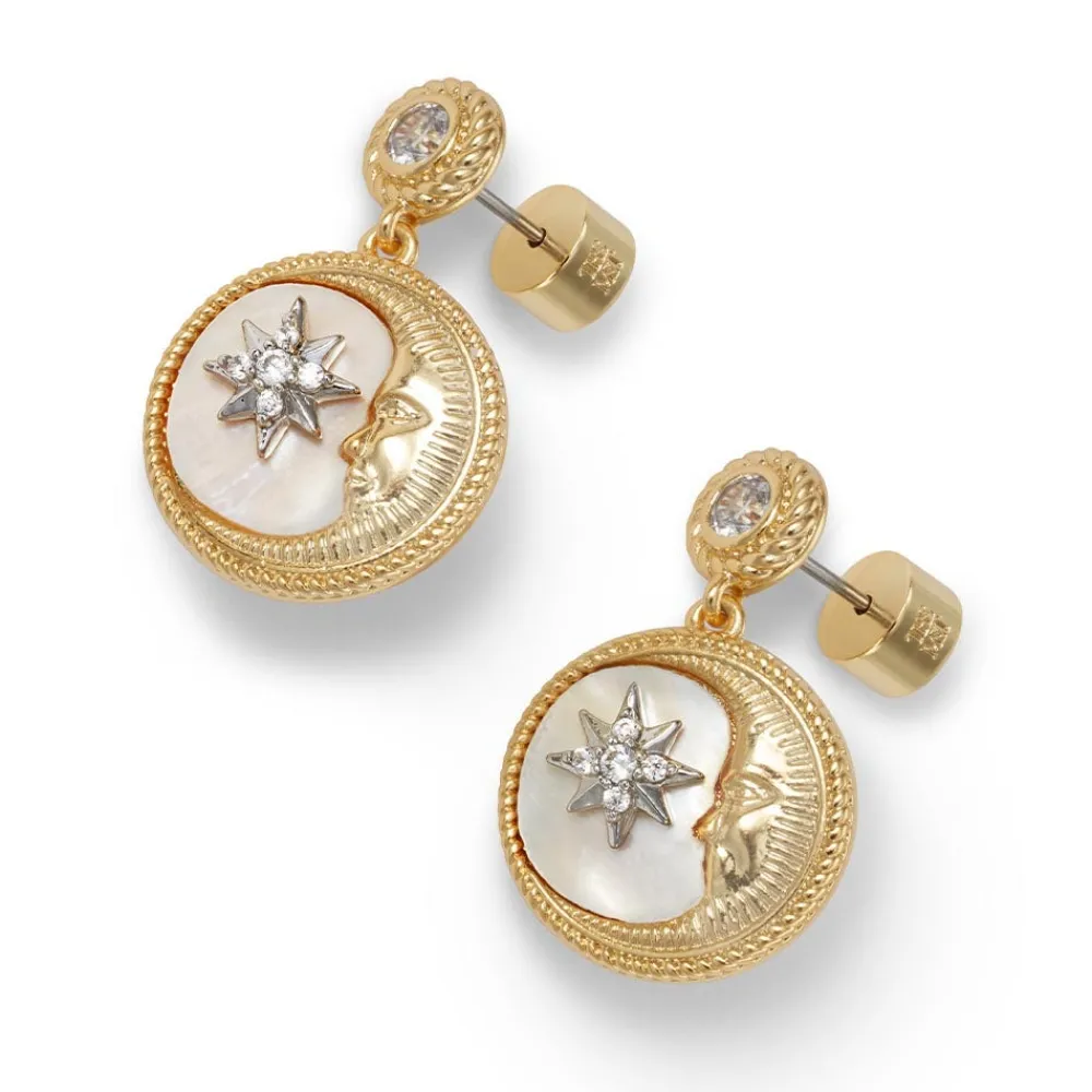 spanish_day_and_night_moon_drop_earrings_1.webp Spanish Day and Night Moon Drop Earrings*The Met Store Outlet