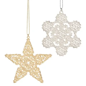 2024 Star and Snowflake Ornament Set*The Met Store Clearance