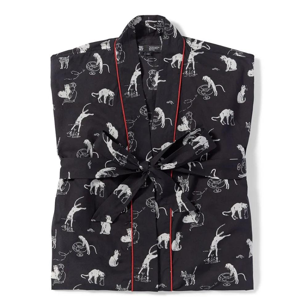 steinlen_cats_unisex_cotton_robe_2.webp Steinlen Cats Unisex Cotton Robe*The Met Store Best