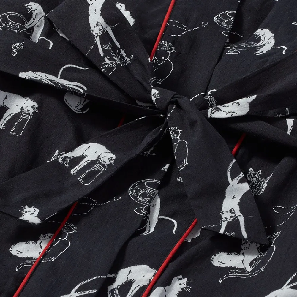 steinlen_cats_unisex_cotton_robe_3.webp Steinlen Cats Unisex Cotton Robe*The Met Store Best