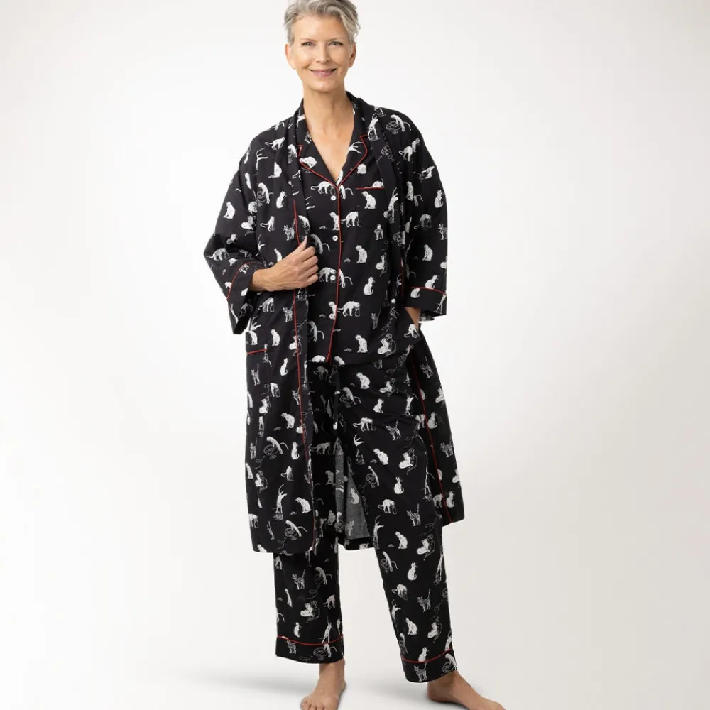 steinlen_cats_unisex_cotton_robe_5.webp Steinlen Cats Unisex Cotton Robe*The Met Store Best