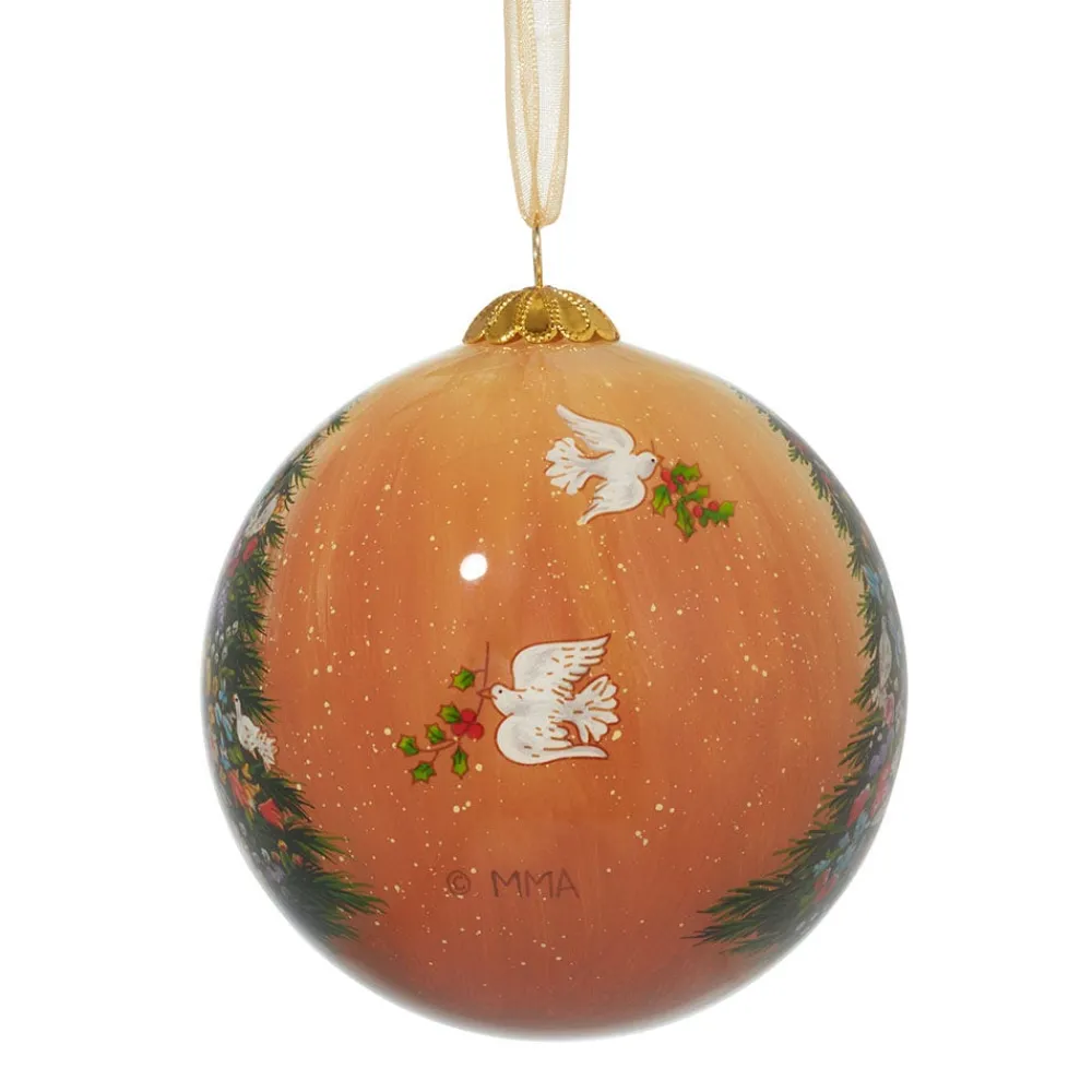 taithenson_bower_of_beauty_handpainted_glass_ornament_1.webp Tait-Henson Bower of Beauty Hand-Painted Glass Ornament*The Met Store Best Sale